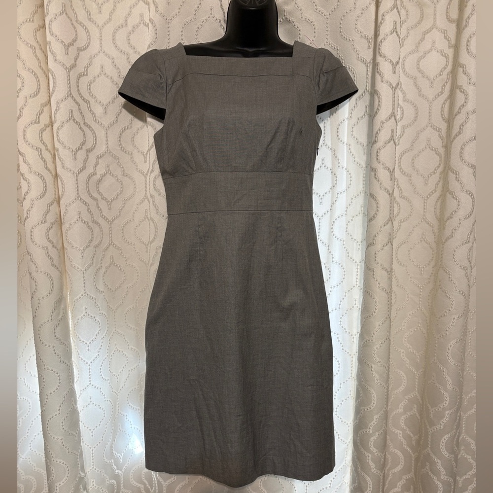 Banana Republic Elegant Gray Mini Dress